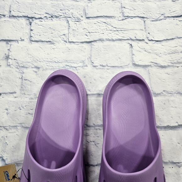 Hoka One MENS 13 WOMENS 15 Ora Recovery Slide 3 Sandals FL1123C Violet Bloom main image 6